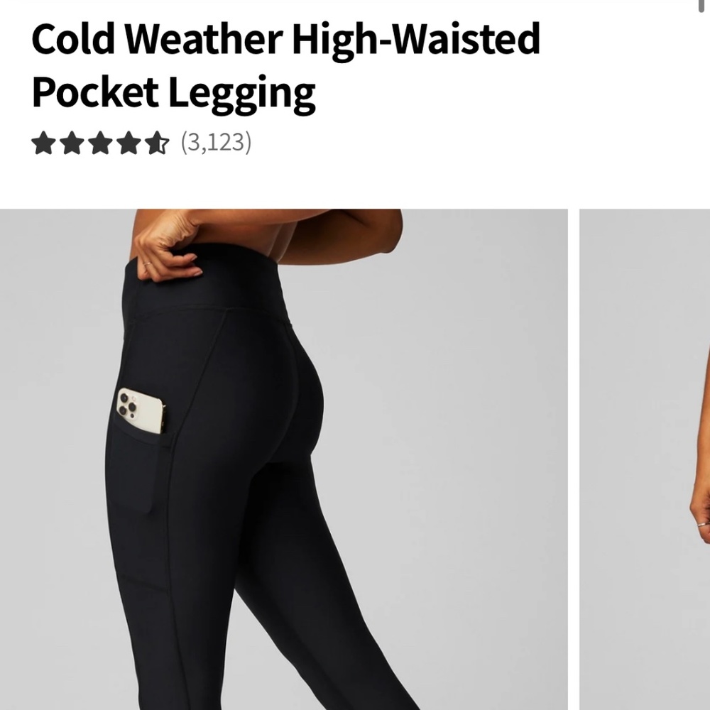 NWT Fabletics cold weather leggings